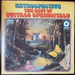Vtg 1969 Retrospective The Best of Buffalo Springfield Vinyl LP Record Album med